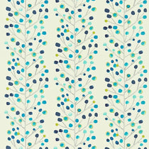 Berry Tree Peacock Powder Blue Lime and Neutral 120926 Apex Curtains